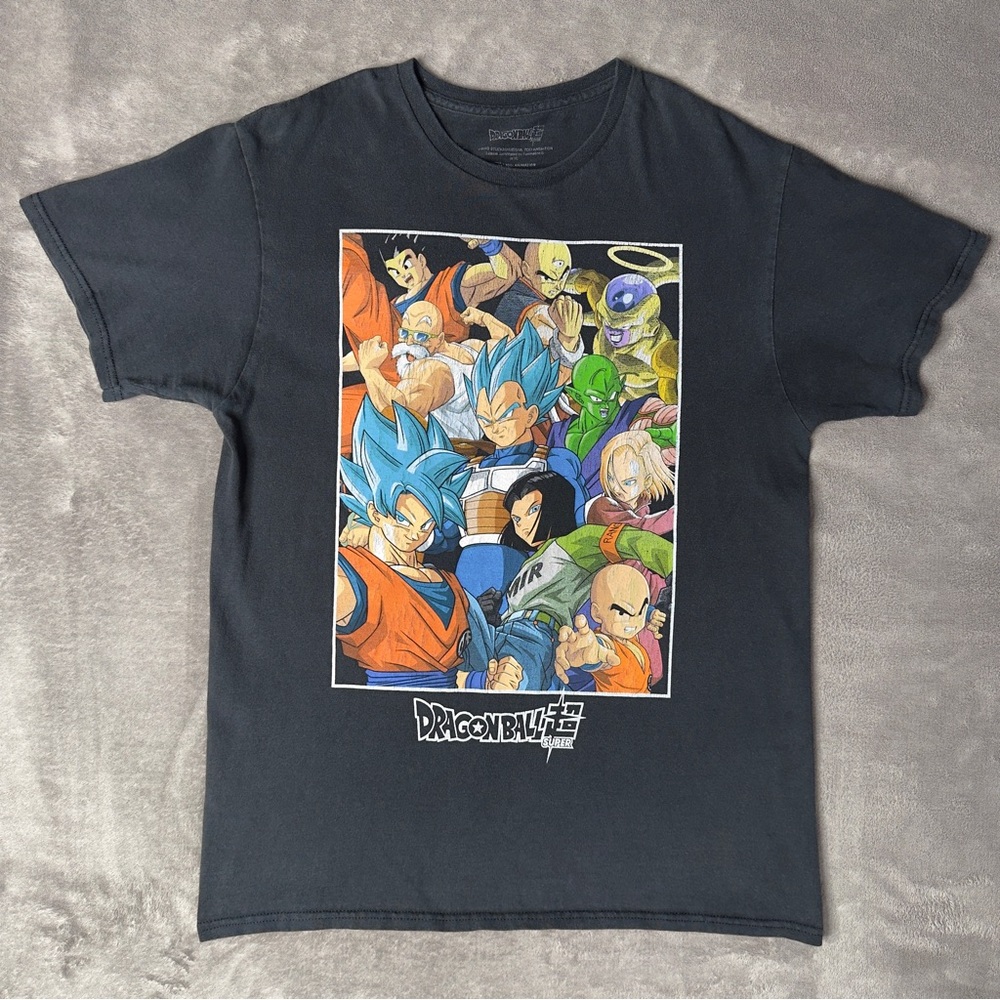 Dragon Ball Super Z Anime Black Character Graphic T-Shirt Tee - Men's Medium